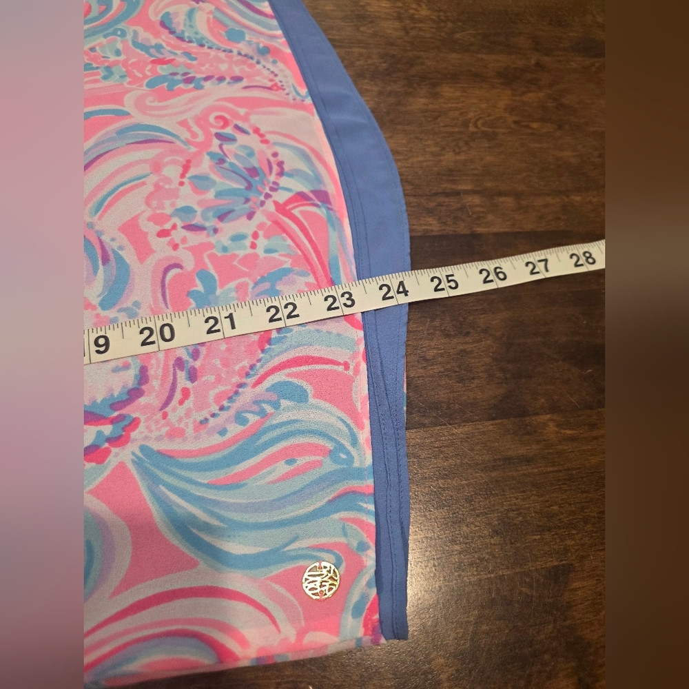 Lilly Pulitzer Florin Reverisble Pink Blue Sleeveless Blouse XXS - Picture 7 of 10
